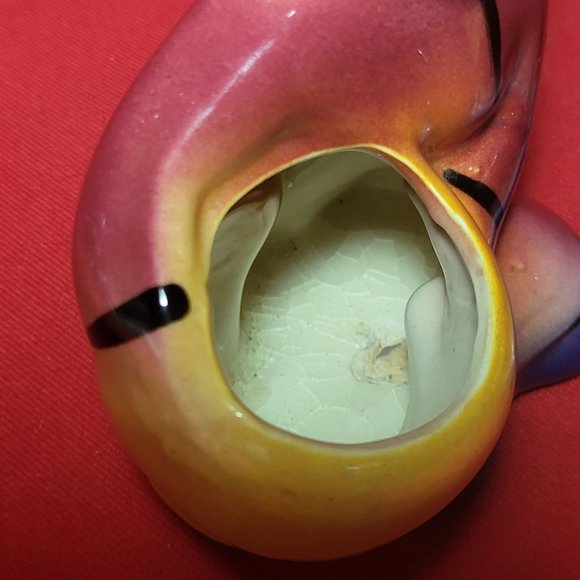 Vintage Planters Toothpick Holder Chinoiserie Chic Pottery Asian Oriental Figur - Picture 11 of 14